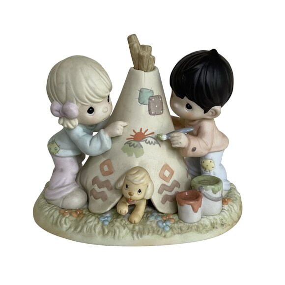 VTG Precious Moments 104276 Together We Can Move Mountains Collaboration u - Picture 1 of 7